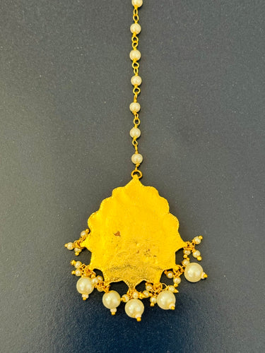 Ahmedabadi Kundan Jewelry Set | Semi-Precious Stones | Brass Base | Gold Plated | Silver Foil | Free Shipping | Ships from California